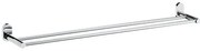 Kela Bară de prosop din oțel inoxidabil Lucido 75cm dublă