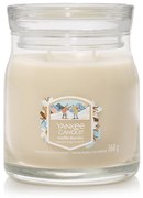 Yankee Candle lumânare parfumată Signature în pahar cu aromă medie Vanilla Flurries, 368 g, S