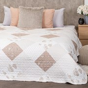 Cuvertură de pat 4Home Beige Patchwork, 220 x240 cm