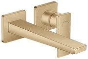 Baterie lavoar incastrata Hansgrohe Metropol 225 bronz periat