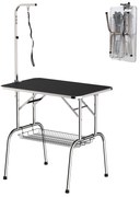 PawHut Masă pentru Toaletat și Tuns Câini sau Pisici cu coș 91.5x61.5x77cm