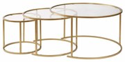 Set de măsuțe de cafea Aurum Gold 80 cm, 3buc.