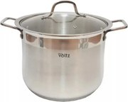 Oala Oliver Voltz OV51211D26, 11,1 l, 26 x 21 cm, Fund gros, Aragaz, Plite electrice, Inductie, Otel inoxidabil
