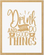 Tablouri Citate Cafea - Diverse Modele - Cadou pentru iubitorii de cafea