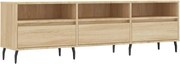 vidaXL Comodă TV, stejar sonoma, 150x30x44,5 cm, lemn prelucrat