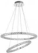 Suspensie moderna cristal led 60W Quentin 9172518 Nova Luce