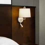 Aplica perete cu reader LED moderna design elegant MONTREAL alba