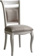 Scaun lemn masiv crem Ellen, 51 × 60 × 102 cm