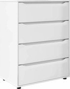 vidaXL Dulapuri de depozitare 2 pcs Alb lucios 80 x 48 x 105 cm