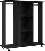 vidaXL Dulap cu raft Stejar negru 102 x 38 x 110 cm Lemn compozit