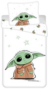 Lenjerie de pat pentru copii din bumbac pentru pat de o persoană 140x200 cm Star Wars Baby Yoda – Jerry Fabrics