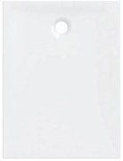 Cadita de dus dreptunghiulara Geberit Nemea acril alb 120x90 cm