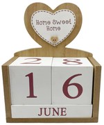 Calendar perpetuu de birou HOME, 14x18cm