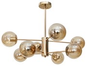Lustră de Lux cu 8 Bile Ionice – Design Inovator pentru Un Ambient Modern, Model DM-V19/8