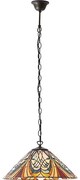 Endon 64162 - Lustră cu lanț Tiffany HECTOR 1xE27/60W/230V Ø 40 cm