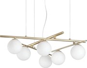 Ideal Lux - Lustru LED ATLAS suspendat pe cablu, 6x G9/3W/230V, auriu