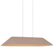 Lampă suspendată modernă bej cu LED inclus, cu 3 trepte de intensitate luminoasă - Dani