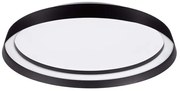 Plafoniera LED design modern circular ORMI negru D-45cm