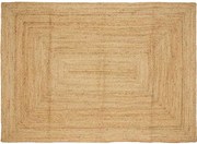 vidaXL Covor manual, natural, 160 x 230 cm, iută