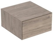 Dulap mediu suspendat Geberit One nuc american Hickory cu 1 sertar 45 cm
