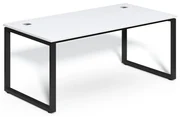 Masă SimpleOffice 180 x 90 cm, alb / negru