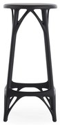 Scaun pentru bar A.I. STOOL LIGHT, î. 65 cm, negru - Kartell