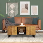 vidaXL Măsuță de cafea, 100x54x40 cm, lemn masiv mango/lemn prelucrat