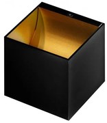 Aplica perete cu lumina ambientala MARS negru/ auriu