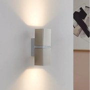 Eglo 96264 - Aplică LED de perete PASSA 2xGU10/2,8W/230V pătrată
