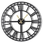 Ceas de perete Greece, ø 50 cm, negru