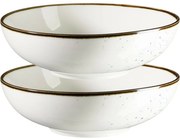 Mäser Set de 2 boluri Pintar Alb albastru puncte22 cm