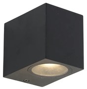 Lampa de perete moderna neagra IP44 - Baleno