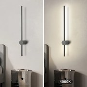 Brilagi - Aplică LED de exterior AURA, 12W, 230V, 4000K, IP54, antracit