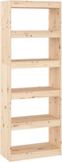 vidaXL Bibliotecă/Separator cameră, 60x30x167,5 cm, lemn masiv pin