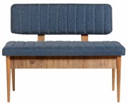 Bancă Vina Dark Blue and Atlanitc Pine