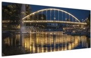 Tablou cu făntână arteziană (120x50 cm)