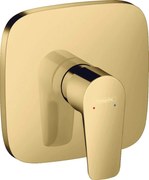 Baterie dus Hansgrohe Talis E montaj incastrat, polished gold optic - 71765990