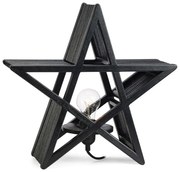 Decorațiune luminoasă de Crăciun neagră Bamboo – Markslöjd