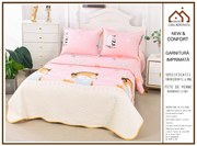 Cuvertura 3 Piese Din Bumbac Matlasat Cu Doua Fete - Dream Big Little One