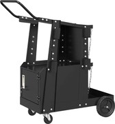 vidaXL Cărucior pentru sudură Negru 91 x 47 x 96 cm Oțel