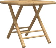 vidaXL Masă de grădină pliabilă, 45x45x45 cm, bambus