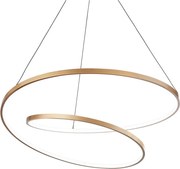 Ideal Lux - Candelabru LED dimmabil pe cablu OZ LED/55W/230V Ø 80 cm CRI 90 auriu