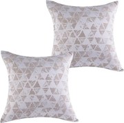 VIALMAN Set 2 fețe pernuțe VIRGINIA bej, 40 x 40 cm