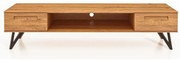 Masă TV din stejar 182x42 cm Golo - The Beds