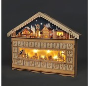 Brilagi - Calendar Advent LED cu LED/2xAA, model Pin