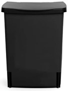 Cos de gunoi incorporabil Brabantia 647043, 10 L, Deschidere larga, Curatare usoara, Negru