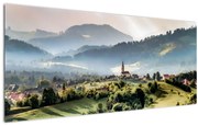 Tablou - sătuț în ceață (120x50 cm), în 40 de alte dimensiuni noi