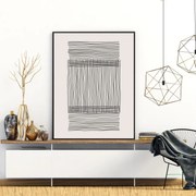 Poster - Abstracție pictată (A4)