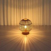 Lampă de masă HILDEGARD 1xE27/60W230V bambus Globo 15368T