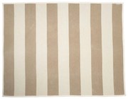 Pătură bej/crem din amestesc de lână 140x180 cm Bob Mud Vanilla – Pappelina